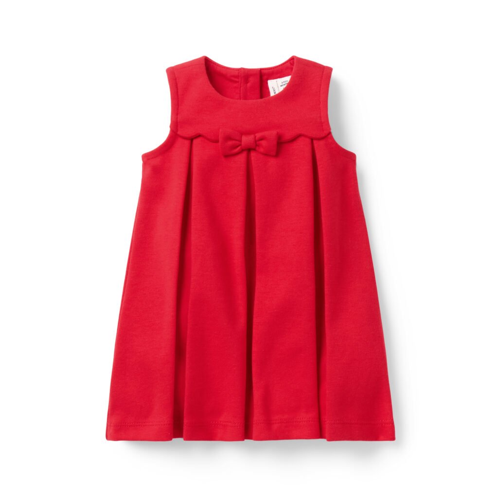 Baby Pleated Ponte Dress