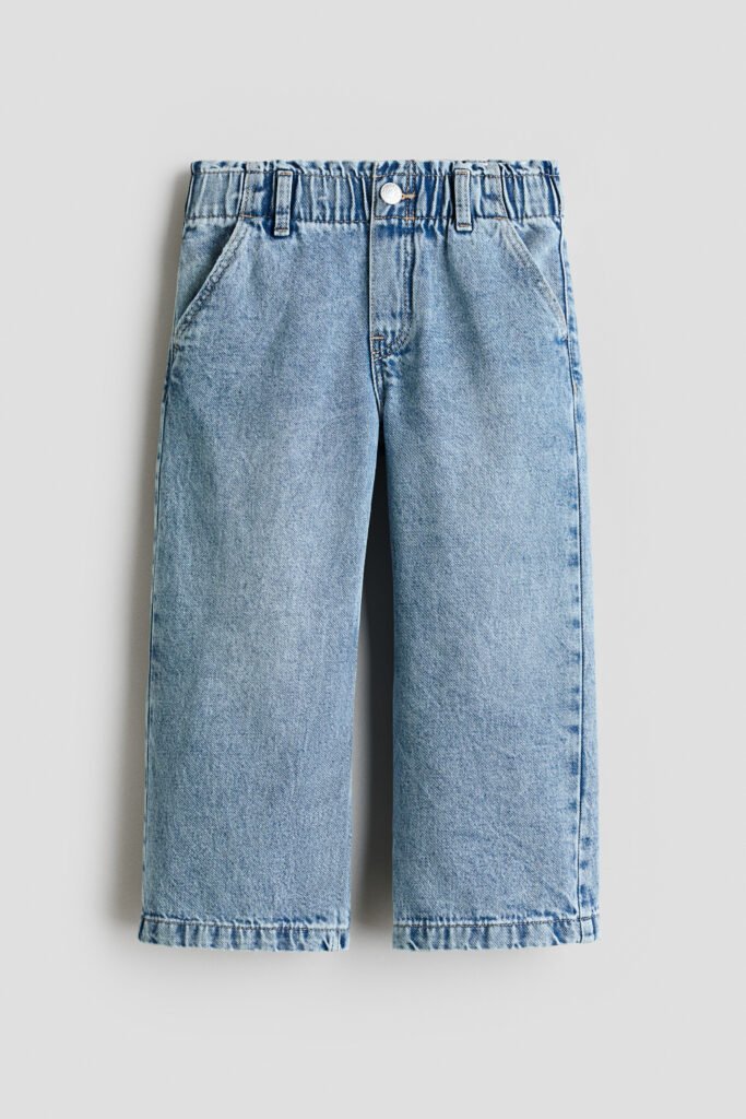 Wide Leg Paper Jeans