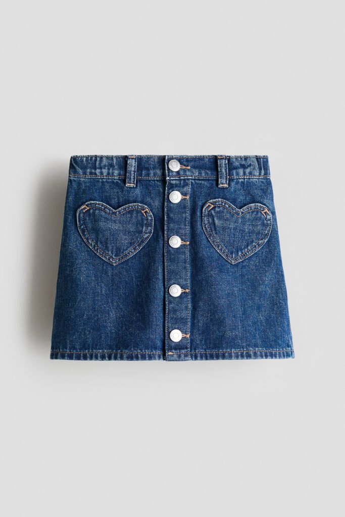 A-Line Denim Skirt